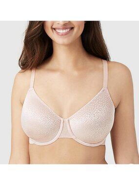 Wacoal Back Appeal Underwire Bra Size 40C Rose Dust 855303